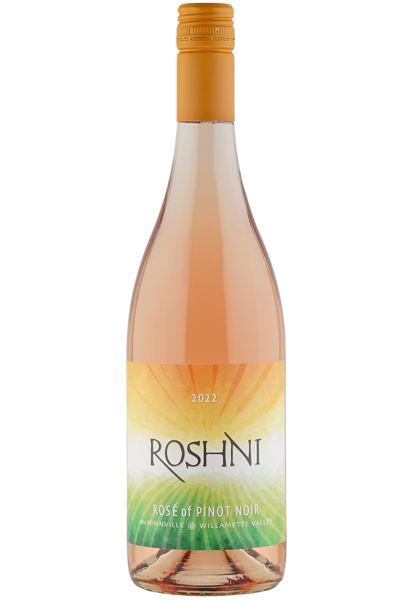 Bottle of Roshni 2022 Rosé of Pinot Noir