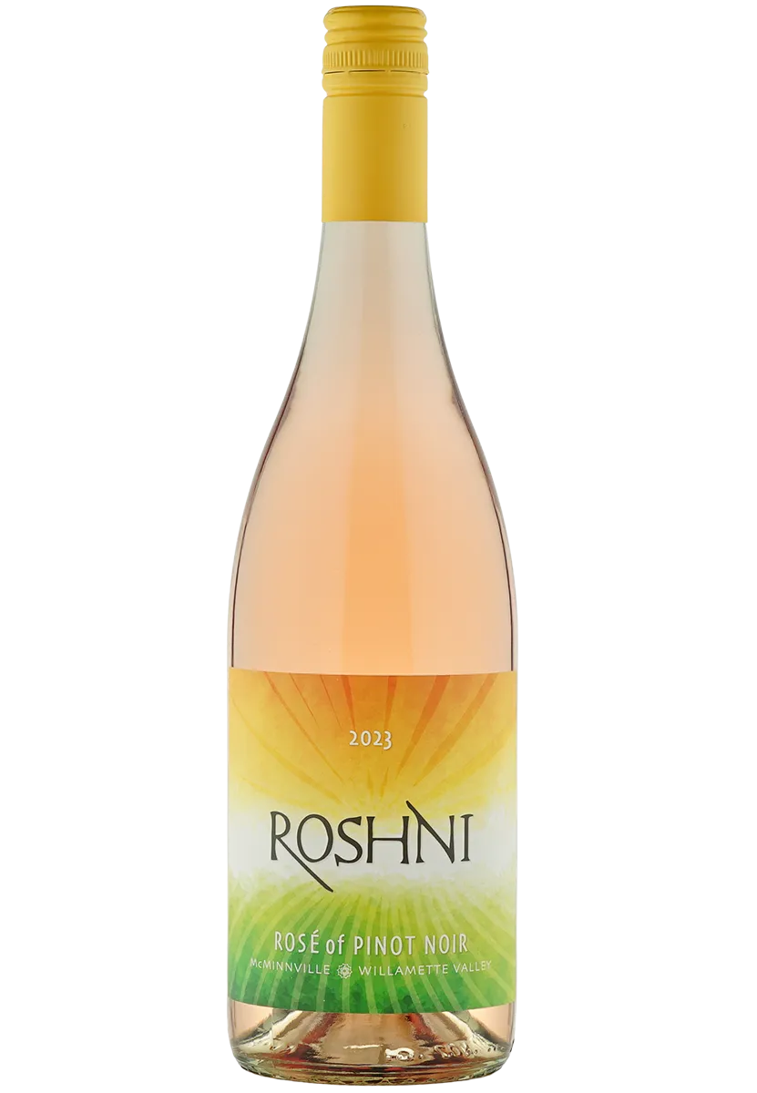 Bottle of Roshni 2023 Rosé of Pinot Noir